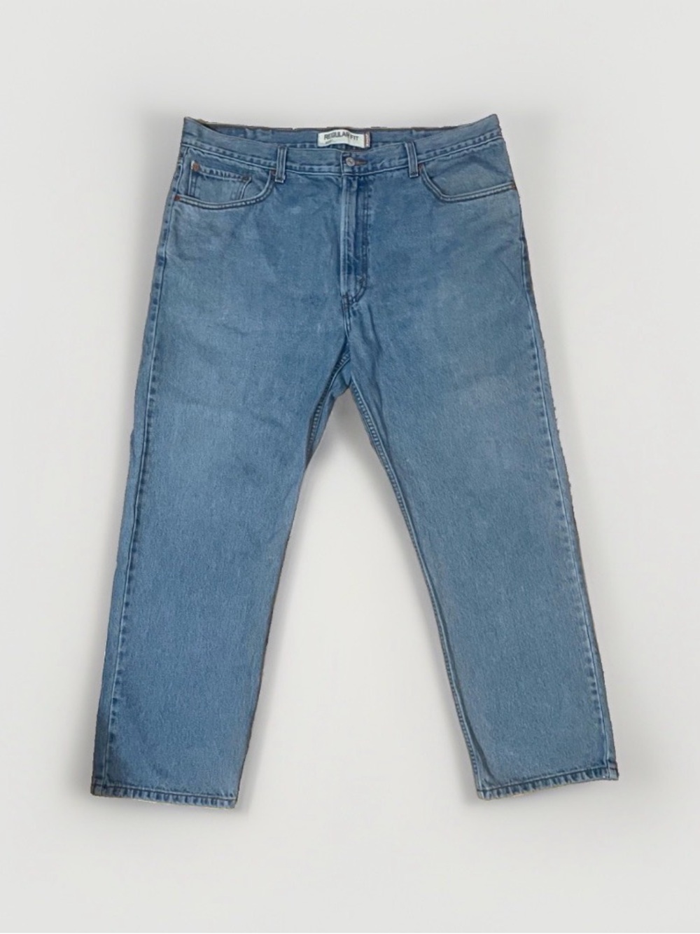 Levi’s 505 Men’s Regular Fit Straight Leg Jeans- Size 40x30- Light Wash BlueJean
